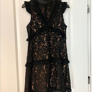 Black cocktail dress